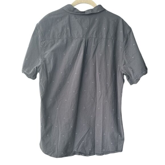 O’Neill Men’s Short Sleeve Button-Down Slate Gray Size L - Picture 2 of 5